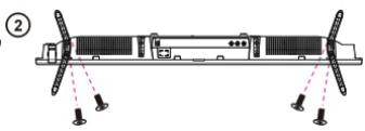 JVC LT-32FD110 - Instalación del soporte - 2