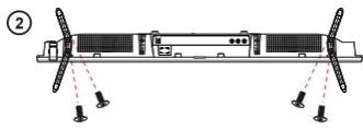 JVC LT-32FD110 - Attaching the Stand - 2