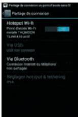 THOMSON EVERY 35 NOIR - Activation du mode hotspot - 3