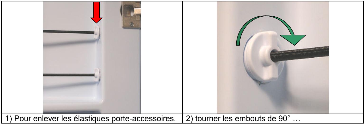 SMEG LBB 14 AZ - Retrait élastiques porte-accessoires - 1