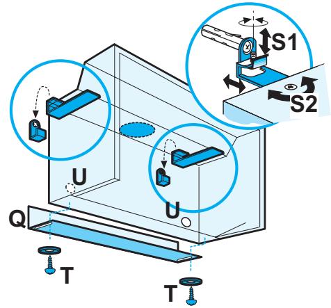 FAURE HES 600 N NOIR - Installer la hotte au mur - 2