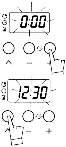 BRANDT FE 212 BF1 NOIR - Commentmettreà l'hourel'horloge du four? - 1
