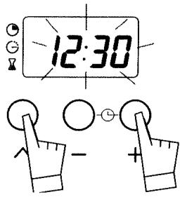BRANDT FE 212 BF1 NOIR - Commentmettreà l'hourel'horloge du four? - 3