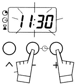 BRANDT FE 212 BF1 NOIR - Commentmettreà l'hourel'horloge du four? - 2