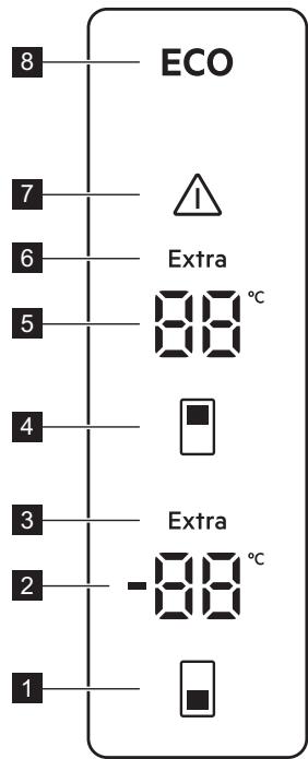 ELECTROLUX LNT7MD32X - Bandeau de commande - 1
