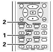 DENON AVR-1602 - Avant la lecture utilisant la fonction d'ambiance - 11