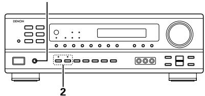 DENON AVR-1602 - REMARQUE: - 1