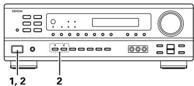 DENON AVR-1602 - INITIALISATION DU MICROPROCESSEUR - 1