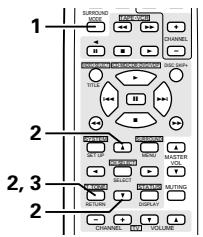DENON AVR-1602 - Avant la lecture utilisant la fonction d'ambiance - 5