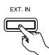 DENON AVR-1602 - Passer au mode d'entrée externe (EXT.IN). - 1