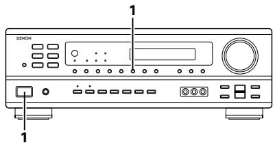 DENON AVR-1602 - Mémoire prérgée automatique - 1
