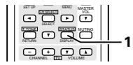 DENON AVR-1602 - Affichage du panneau avant - 4