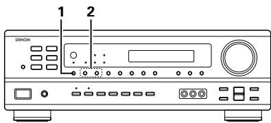 DENON AVR-1602 - Rappel de stations prérgliées - 1