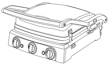 CUISINART GRIDDLER PRO GR50E - Position Sandwich Brunch : - 1