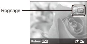 OLYMPUS STYLUS SZ-17 - Pour rogner une photo [□] - 1