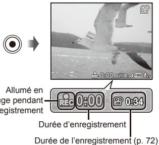 OLYMPUS STYLUS SZ-17 - Appuyez sur la touche © pour lancer l'enregistrement. - 1