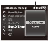 OLYMPUS STYLUS SZ-17 - Appuyez sur la touche MENU. - 5