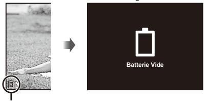 OLYMPUS STYLUS SZ-17 - Quand faut-il remplacer la batterie? - 1