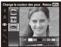 OLYMPUS STYLUS SZ-17 - Enregistrement des paramètres pour Fix Beaute   Y [Réglages "beauté"] - 2