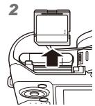 OLYMPUS STYLUS SZ-17 - Pour-retirer la carte mémoire - 2