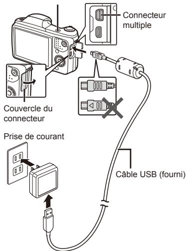 OLYMPUS STYLUS SZ-17 - Connexion de l'appareil photo - 1