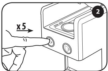 ILLY 3.2 ROUGE - COMMENT RESTAURER LES RÉGLAGES D'USINE DE LA MACHINE : - 2