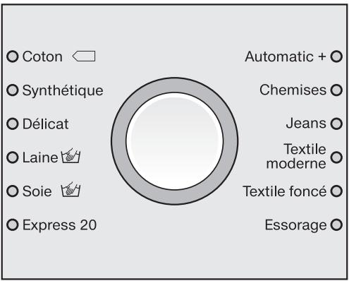 MIELE WTD160WCS - Sélectionnez le programme - 1