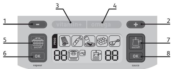 SEB VP8028 - Commande tableau de bord - 1