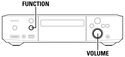 FUNCTION DENON VOLUME
