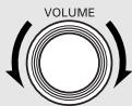 DENON S-301 - Ajustez le volume. - 1