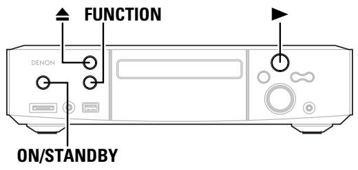FUNCTION DENON ON/STANDBY