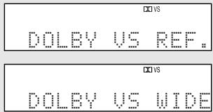 □□VS DOLBY VS REF. □□VS DOLBY VS WIDE