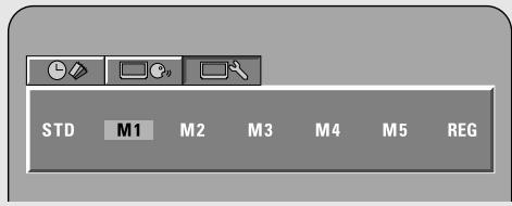 STD M1 M2 M3 M4 M5 REG
