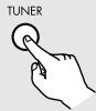 DENON S-301 - Réglez la source d'entrée sur "TUNER". - 2