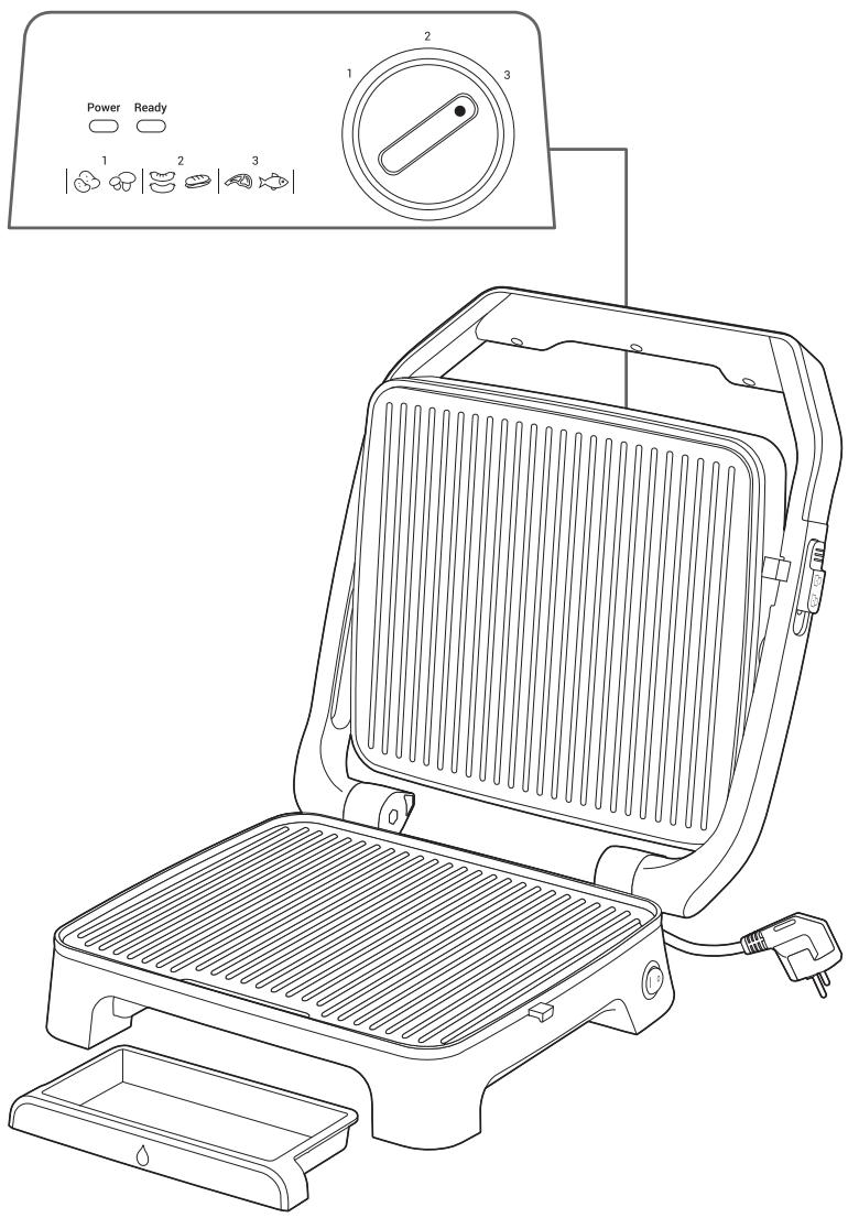 TEFAL GC272D - INICIO ADJUST GRILL - 1