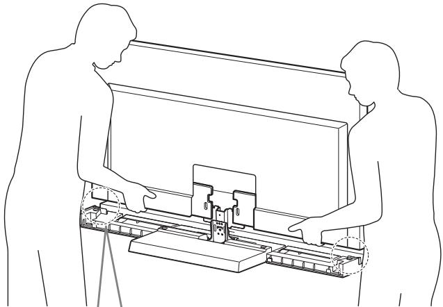 SONY SU 52 NX1 - Installez le téléviseur sur le support TV. - 1