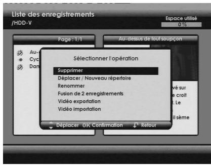 SAGEM DTR67160T - Sélectionner plusieurs enregistements - 1