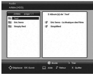 SAGEM DTR67160T - 11-5-1 Lecture de fichiers audio - 1