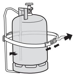 WEBER VSUMMIT S650 INOX - Installation de la bouteille de gaz - 2