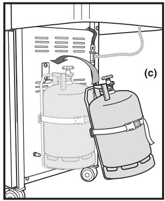 WEBER VSUMMIT S650 INOX - Installation de la bouteille de gaz - 3