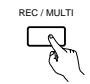 DENON AVC-A11 - [3] Sortie d'une source de programme vers un amplificateur, etc. dans une autre piece (mode MULTI) - 1