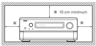 DENON AVC-A11 - PRECAUTIONS D'INSTALLATION - 1
