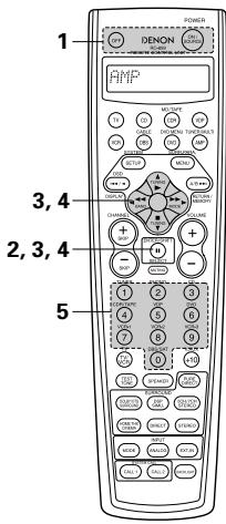 DENON AVC-A11 - Mémoire prérgée - 9