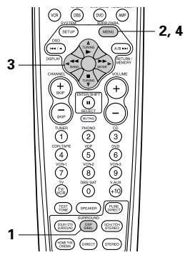DENON AVC-A11 - REMARQUES: - 2