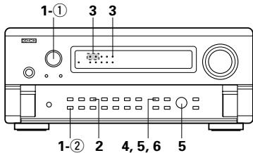 DENON AVC-A11 - Régler le mode d'entrée à "AUTO". - 3