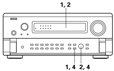 DENON AVC-A11 - [3] Sortie d'une source de programme vers un amplificateur, etc. dans une autre piece (mode MULTI) - 6