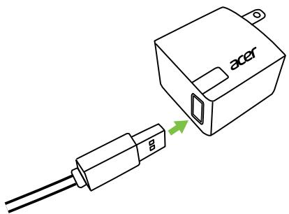 ACER B1-830-K5F0 - Adaptateur à fiches fixes - 1