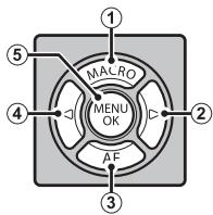 FUJIFILM MXE-2NOiR - Les touches de sélection - 1