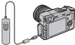 FUJIFILM MXE-2NOiR - Utilisation d'une télécommande filaire - 1
