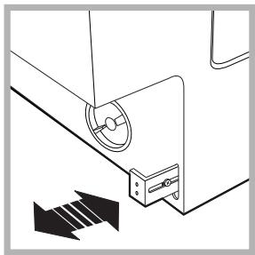 HOTPOINT AWM 129 - Montage de la machine à l'intérieur des éléments. - 4